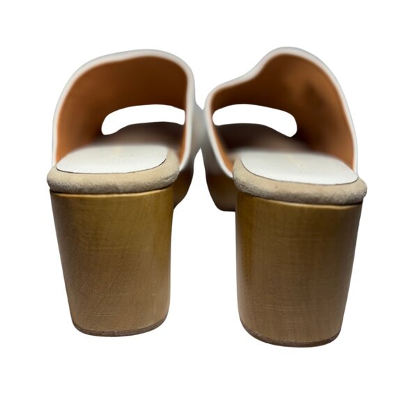 RACHEL COMEY Buckle Blaring Clog, White; Size 9 - Picture 5 of 5